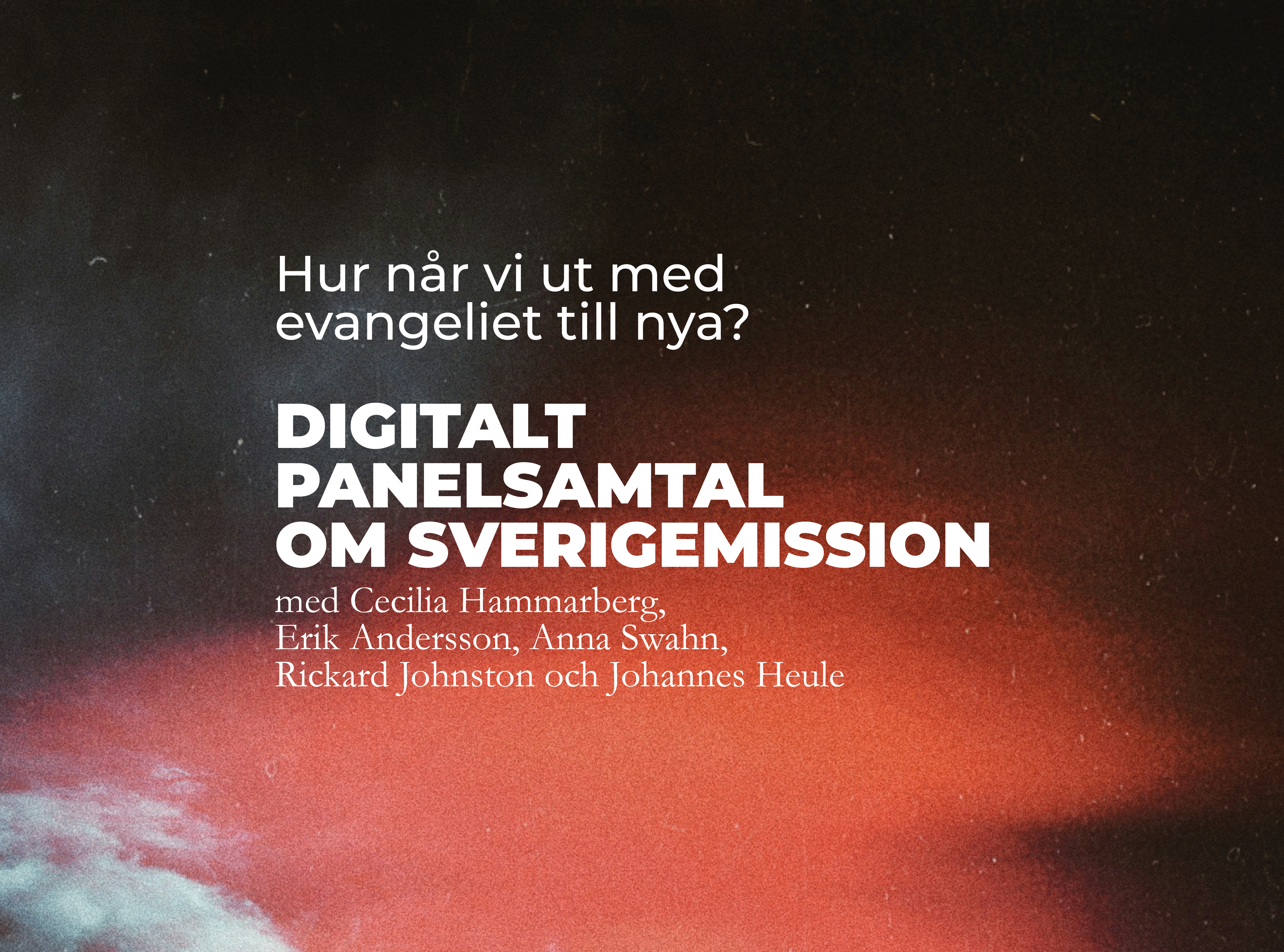Digitalt panelsamtal om Sverigemission