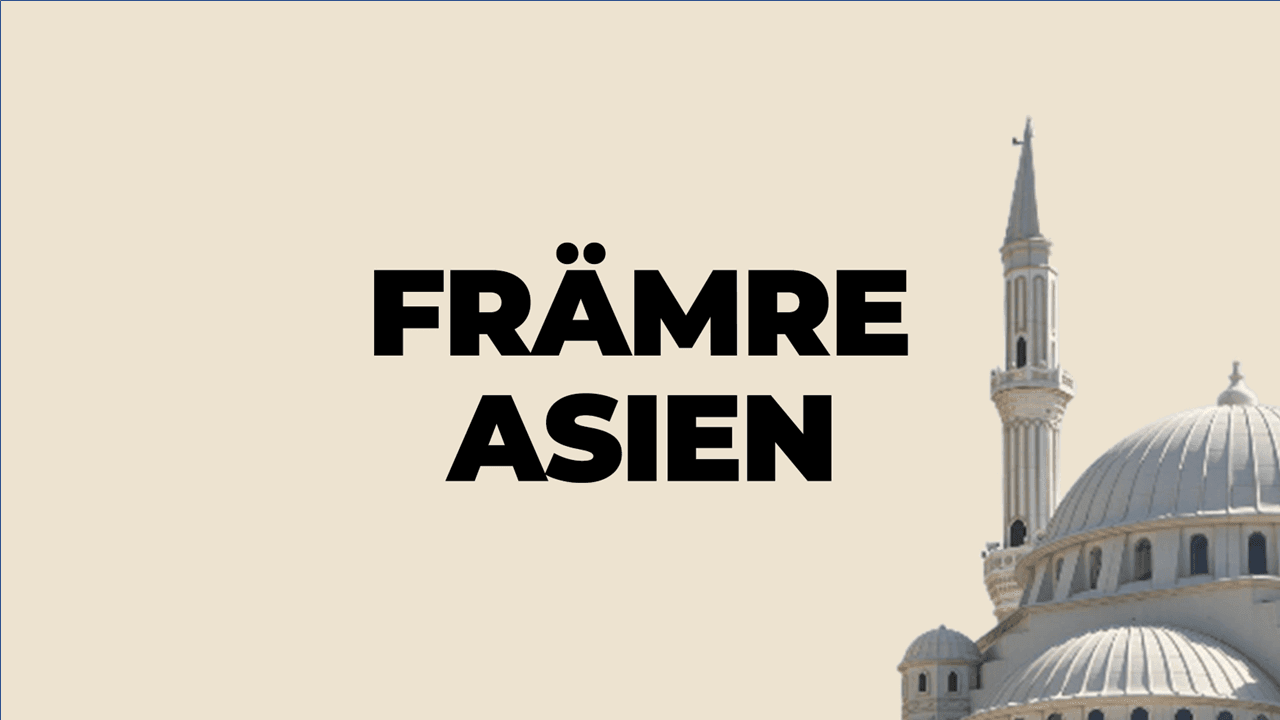 Främre Asien – April 2025